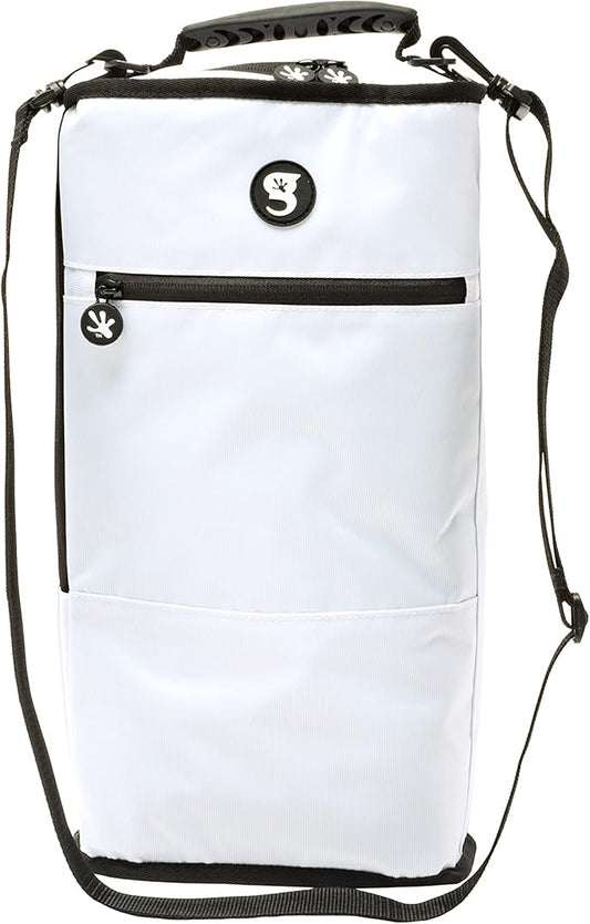 geckobrands Verticool Cooler - Insulated Portable Soft Cooler Bag with Adjustable Shoulder Strap, Holds 9 Cans or 2 Wine Bottles, Perfect for Beach, Picnics, and Outdoor Activities
