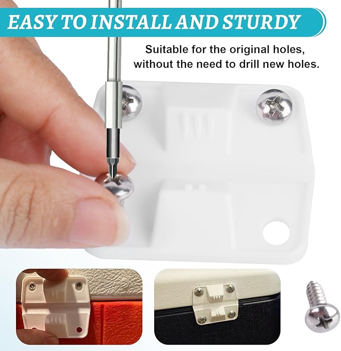 Cooler Plastic Hinges and ice Screws for Coleman Cooler Hinges Replacement