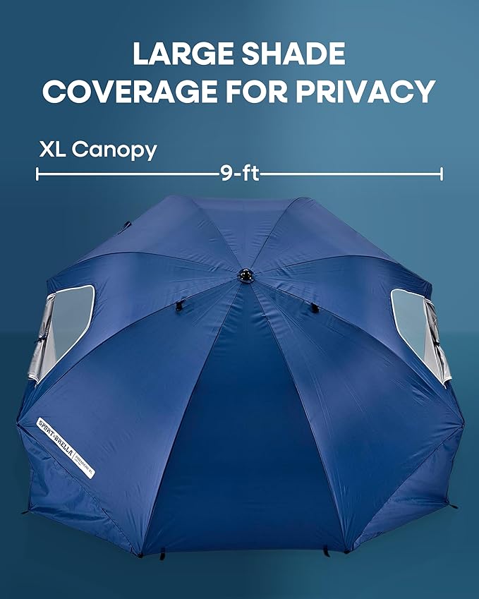 Sport-Brella Premiere XL UPF 50+ Umbrella Shelter for Sun and Rain Protection