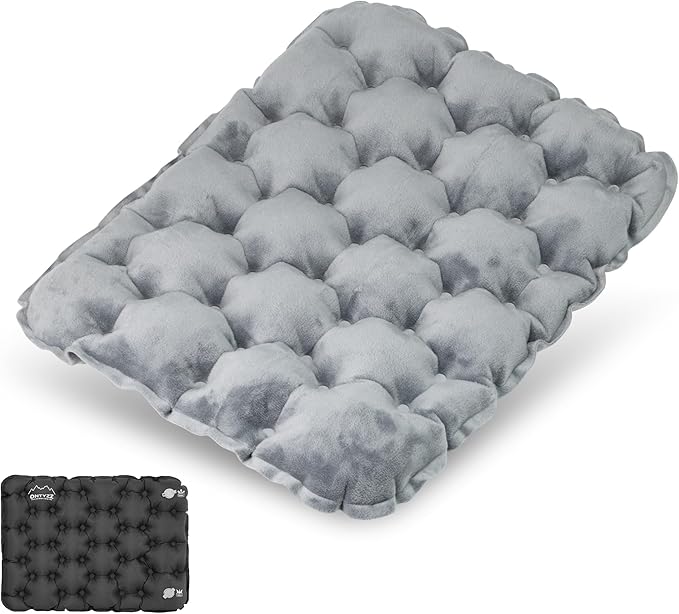 ONTYZZ Inflatable Seat Cushion Lightweight Stadium Seat Pad Travel Air Seat Cushion for Hiking Office Airplane Stadium Car