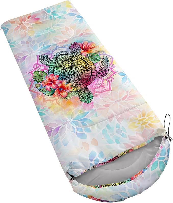 Sleeping Bags for Adults and Kids Camping Sleeping Bags for Girls and Boys Lightweight Waterproof Cold/Warm 3-Season Outdoor Travel with Compression Bags