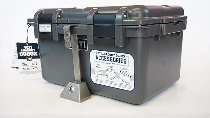DENY Security Lock & Bracket Set - YETI LoadOut GoBox30
