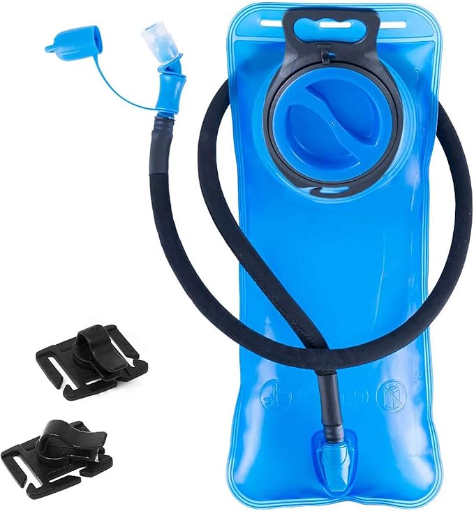 Hydration Bladder 1.5L-2L-3L,Leak Proof Water Reservoir with Insulated Sleeve, BPA Free Military Water Storage Bladder Bag Hydration Pack Replacement,Great for Bicycling Hiking Camping Hunting Running
