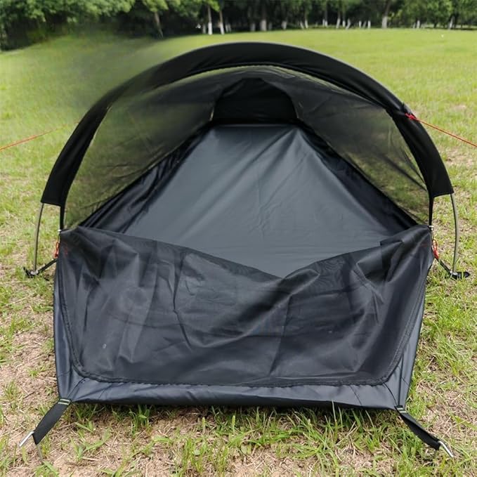 Ultralight 1-Person Sleeping Bag Tent Combo - Bug-Proof for Backpacking Mesh Tent