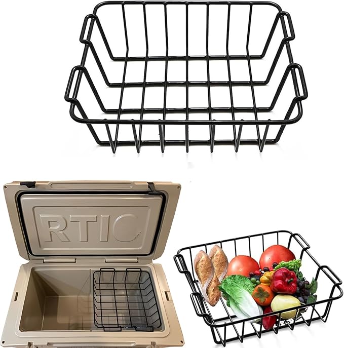 Cooler Basket for RTIC 65 Qt, Dry-Goods Basket Compatible with RTIC 65 Cooler Dividers and RTIC Cooler Accessories (13.5")