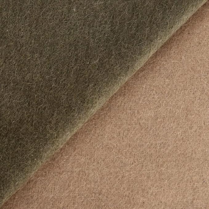 Thick Alpaca Wool Blanket Heavyweight Camping Outdoors Indoors Soft Peru Twin Size Biface Design (Beige Latte/Leaf Green, Twin Size)