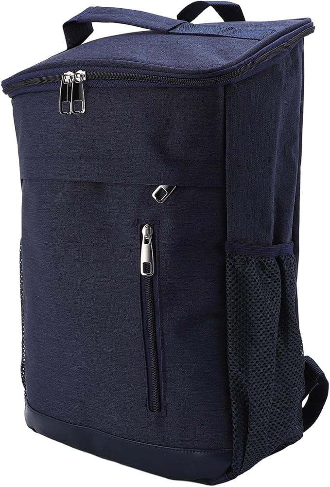 Dioche Cooler Backpack Cooler Backpack, Large Capacity, Leakproof, Multipocket Outdoor Picnic, Rainproof Design, Suitable for Beach Camping, Family Gatherings, Blue. (Blue)