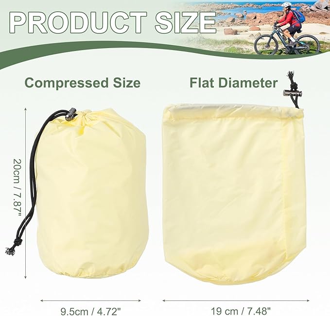 Stuff Sack, Sleeping Bag Storage Sack, Waterproof Outdoor Storage Ultralight Portable Drawstring Storage Bag