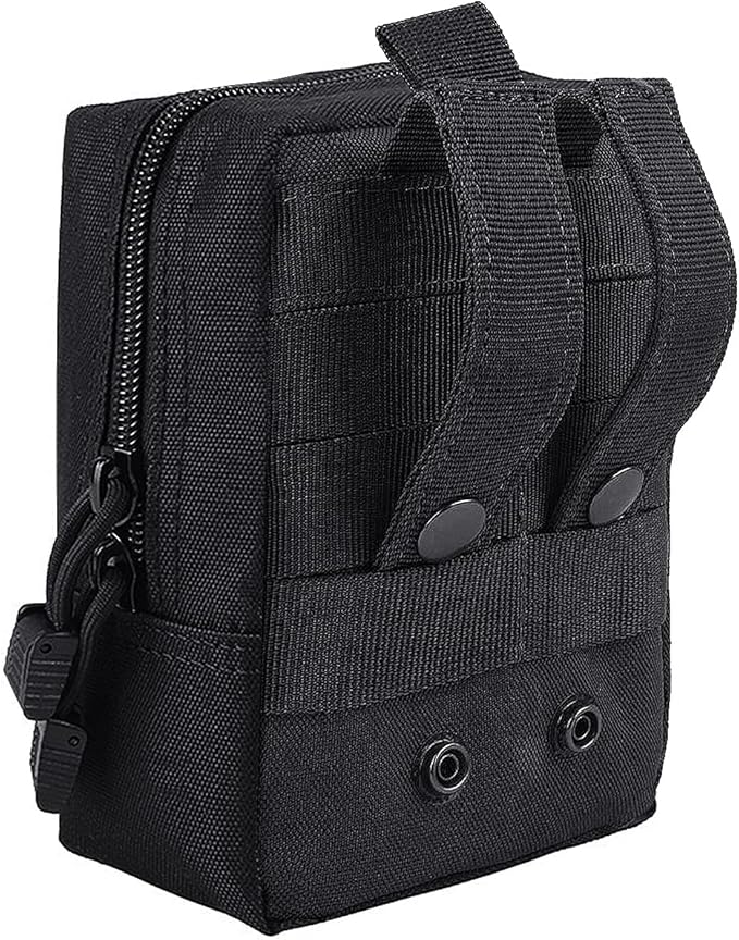 2 Pack Tactical Molle Pouch - Premium Durable Utility Bag for Military, Hiking, Camping, Hunting, EDC & Duty Belts, Backpacks and Vests