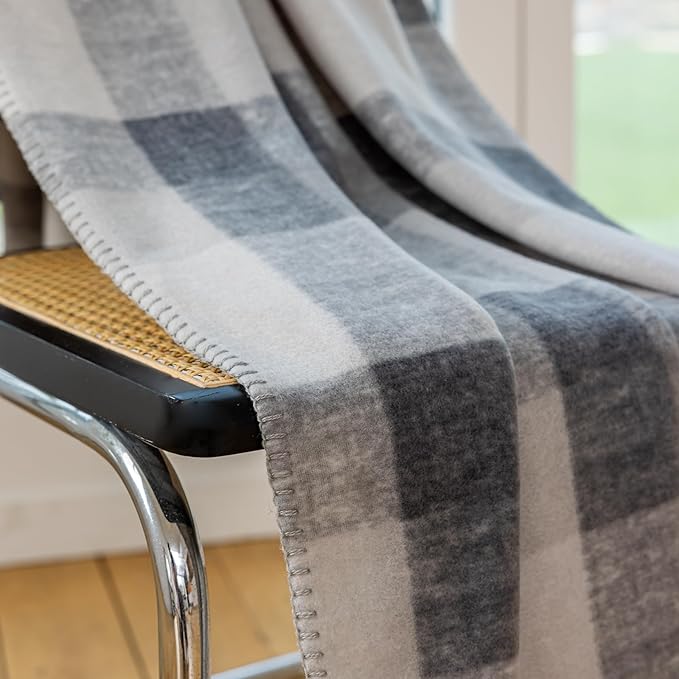 CAI TENG Fleece Blankets Bulk Blankets 6 Pack Lightweight Warm Soft Cozy Kids Blanket 50 x 60 in Pet-Friendly Fleece Fabric Small Blanket Solid for Home, Bed, Sofa, Office, Gifts, Outdoor Plaid Grey