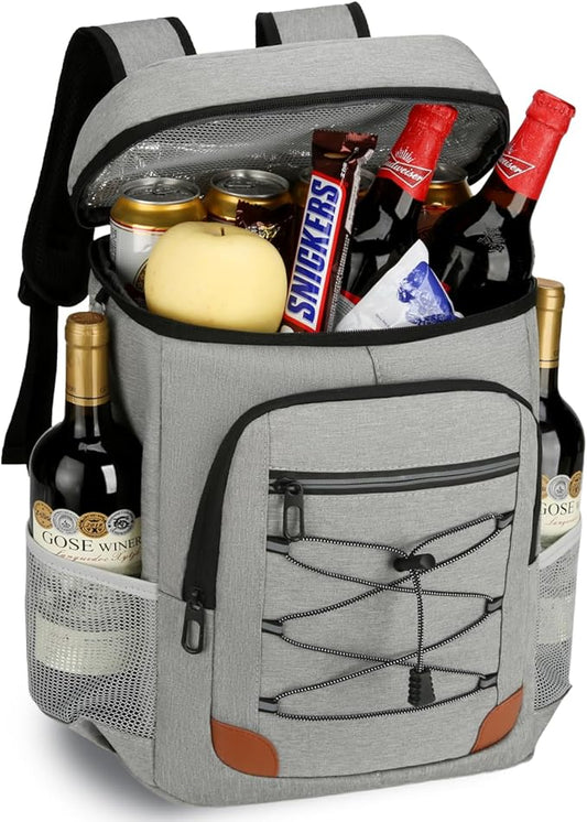 Backpack Cooler Insulated Leak Proof for Men Women 36 Cans Soft Cooler Backpack Insulated Waterproof Large Capacity Coolers Bag Portable for Lunch Camping Travel Picnic Hiking
