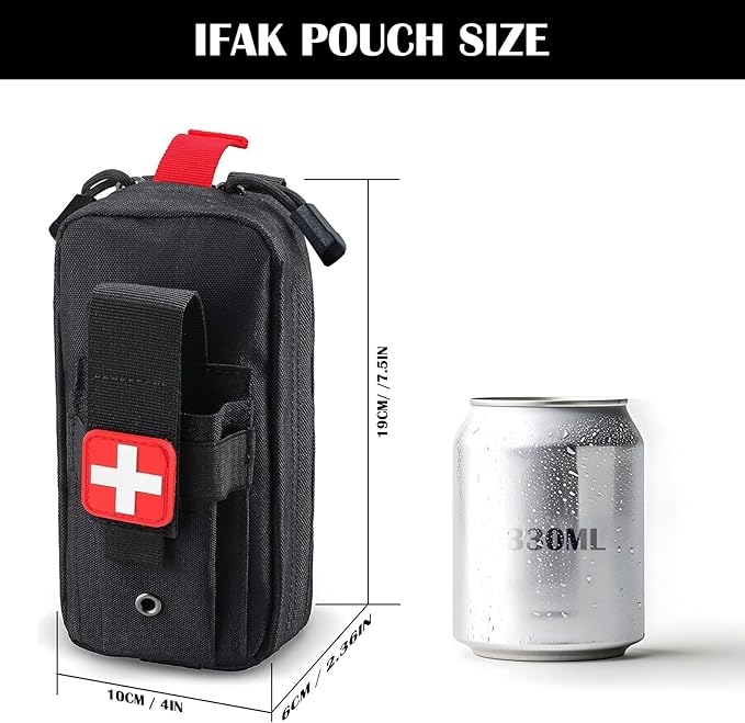 ifak Pouch Small Molle First aid Bag Empty Trauma Medical Bag Tactical Belt Pouch
