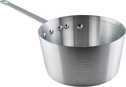 Winco Heavy-Duty Aluminum Tapered Sauce Pan, 3mm, 4.25 Quart