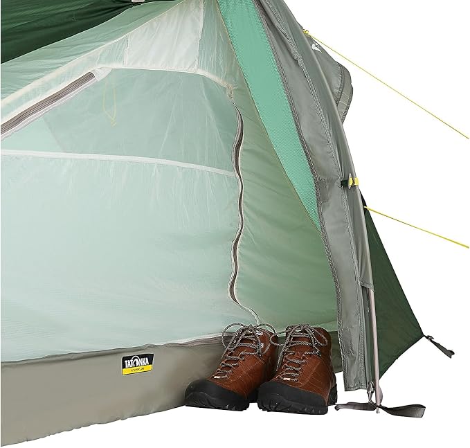 Tatonka Kyrkja 1 Person Tent Waterproof Very Light Tunnel Tent with Small Pack Size Side Entrance and Apse 270 x 125 x 90 cm