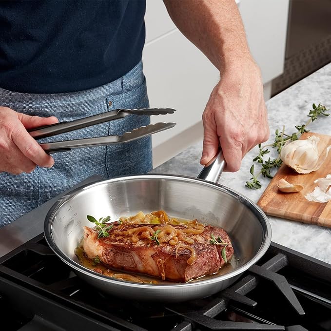 Fissler M5 Pro-Ply 5-ply Stainless Steel Frying Pan, 10.2 Inch