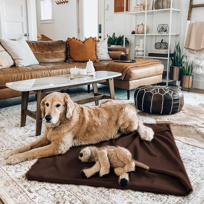 CAI TENG Fleece Blanket Blankets Bulk Pack of 6 Cozy Fleece Throw Blankets 50x60 Warm Soft Lightweight Breathable Pet-Friendly for Bed Sofa Kids Wedding Gifts Camping Luxury Chocolate Brown