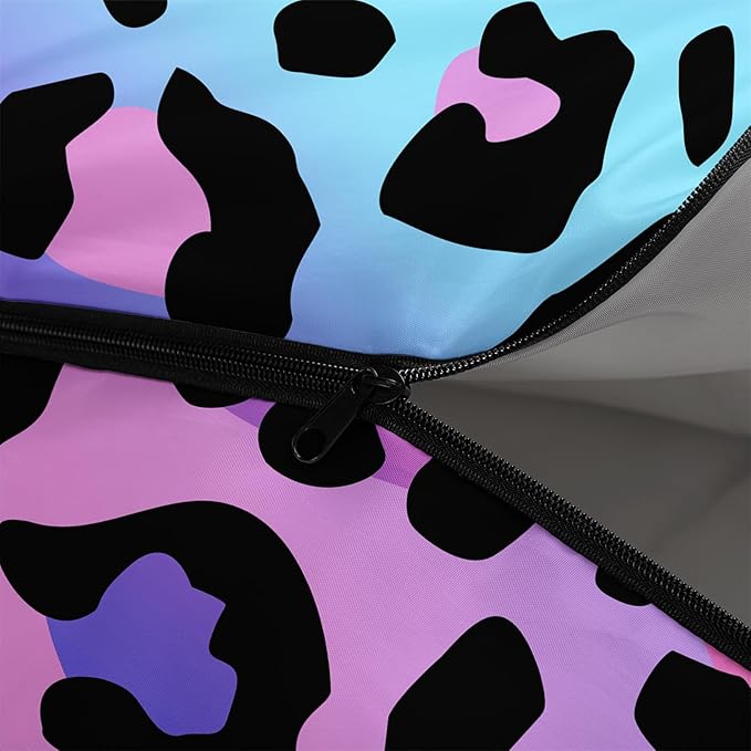 Sleeping Bags for Adults and Kids，3D Printing Camping Sleeping Bag for Girls Boys Lightweight Waterproof Cold/Warm 3-Season，Outdoor Travel with Compression Bags