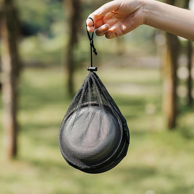 Camping Titanium Pots Set Titanium Bowl Set Outdoor Cookware Cooking Pan Pot with Folding-Handle Travel Kitchen Mess Kits Picnic Hiking Dishes ti2031c