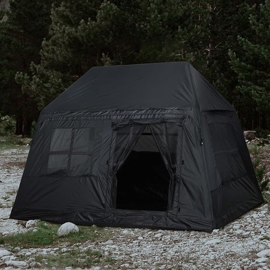 3-4 Person Inflatable Camping Tent Blow Up Tent with Hand Pump Easy Setup Waterproof Inflatable Tent Cabin