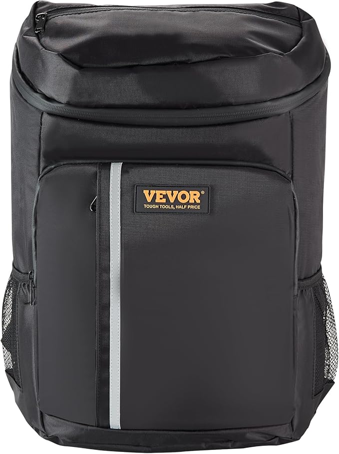 VEVOR Cooler Backpack, 28 Cans Backpack Cooler Leakproof, Waterproof Insulated Backpack Cooler, Lightweight Beach Cooler Bag with Shoulder Padding and Mesh Pocket for Hiking, Camping, BBQ