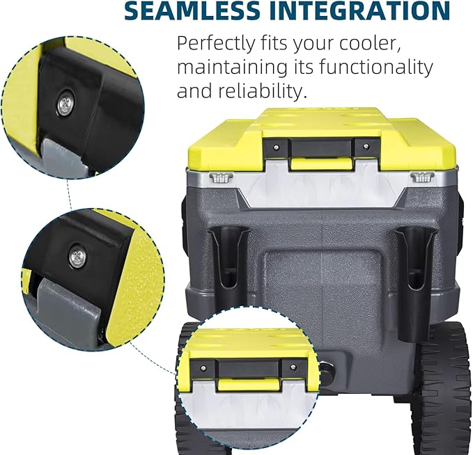 2PCS Cooler Snap-On Hinges Fits for Igloo Trailmate Journey 70 Qt Cooler,Cooler Replacement Snap-On Hinge,Igloo Trailmate Accessories (Trailmate Journey 70 Qt)