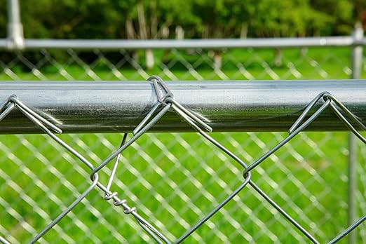 HITTITE 50-Pack Chain Link Fence Dog Fence Slats Hook,Repair Aluminum Wire Ties for Chain Link Fence and Dog Fence, Metal Wire Ties for Dog Fence, Chain Link Hook 7-9/10" Long, Diameter 13.5gauge.