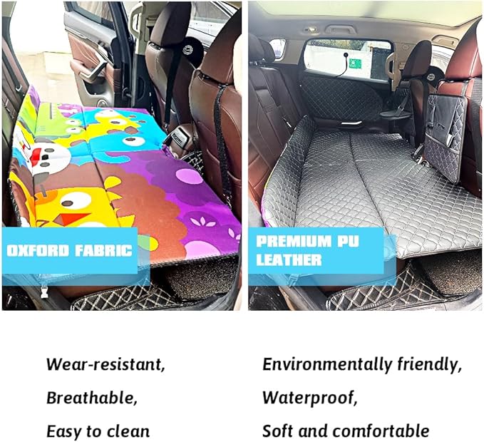 Non Inflatable Truck Bed Air Mattress for Large Truck, Car Travel Camping Back Seat Extender for F150/RAM 1500/Silverado/Ranger/GMC/Tundra/Tacoma