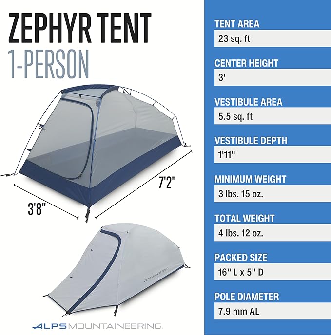 ALPS Mountaineering Zephyr 1-Person Tent
