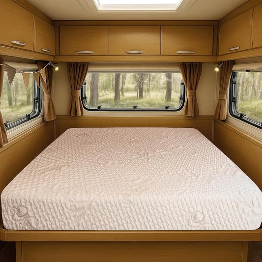 Foamma 6” x 38" x 80" Twin XL, Medium Firm with Gel Memory Foam, Organic Cotton Cover, Mattress Replacement Topper for RV Bunk, Camper, Truck & Travel Trailer, CertiPUR-US Certified, Made in USA