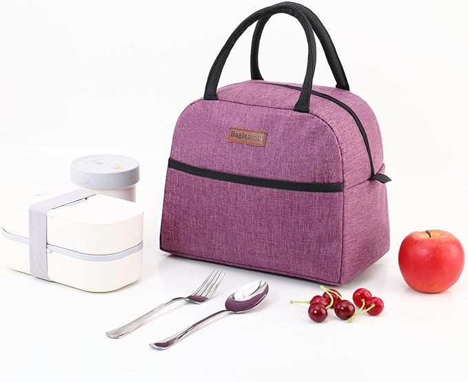 Insulated Lunch Bag for Women Men, Lunch Containers Reusable High Capacity Lunch Tote Bags for Work Picnic