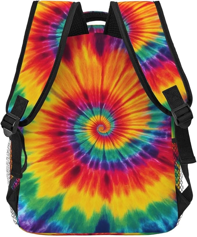 Backpack Lightweight Anti-Theft Multipurpose Tie Dye Shoulder Bag Large Capacity Travel Hiking Backpack With Padded Straps