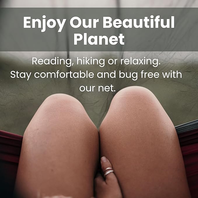 Nakie Portable Mosquito Net - Eco Conscious, Compact, Lightweight, Camping, Travel, Hiking, Hammock