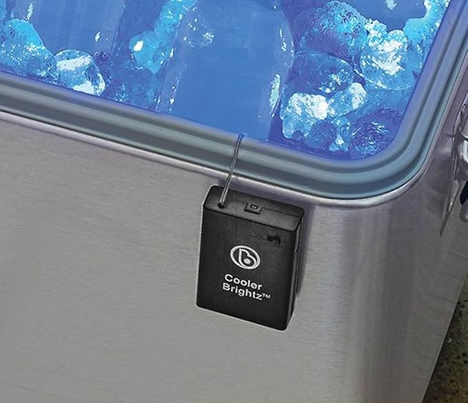 Brightz CoolerBrightz LED Cooler Light Rope - White - Waterproof Ice Chest Rope Light for Cooler - Colorful Bright Micro-LED Lights - Compatible with Yeti, ORCA, Igloo, Coleman and Ozark Ice Chests