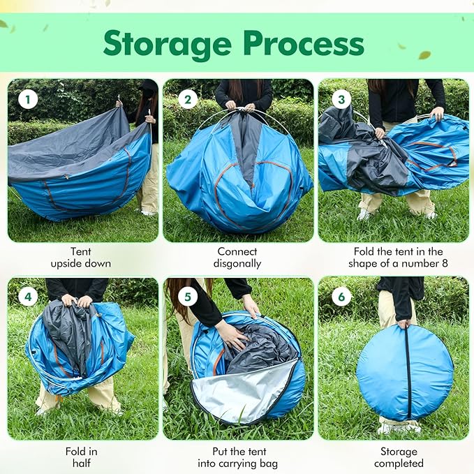 Woanger 10/16 Pack Bulk 2 Person Camping Tents for Homeless Lightweight Tent with Rain Fly and Carrying Bag Waterproof Windproof Setup Pop Up for Camping Backpacking Donation