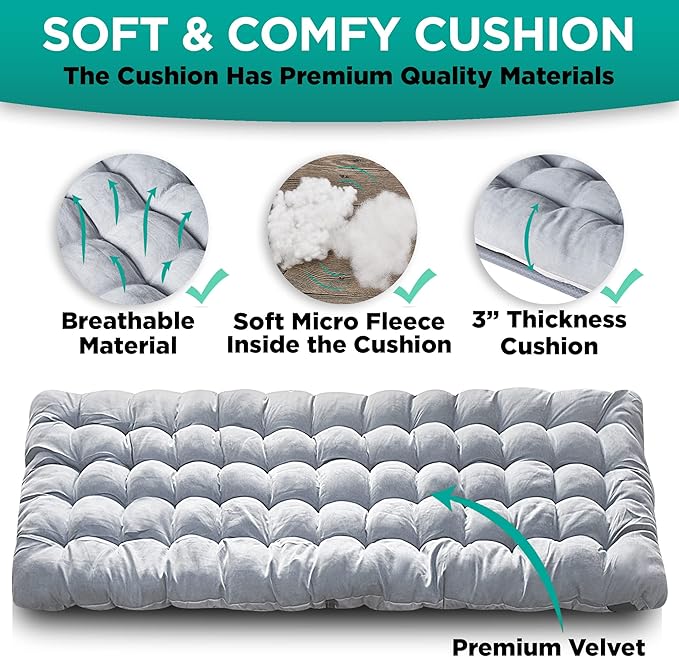ZONETECH Folding Cot & Pad Mattress 4 Position Adjustable Portable, Premium Quality for Adult and Kids-Perfect for Camping, Travel, Patio, Beach, Indoor & Outdoor Activity (1-Pack)