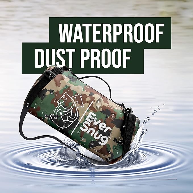 EverSnug Large Waterproof Outdoor Blanket - Extra Thick Premium Quilted Fleece, Waterproof & Windproof, Great for Camping, Picnics, Beaches, Stadiums, Dogs