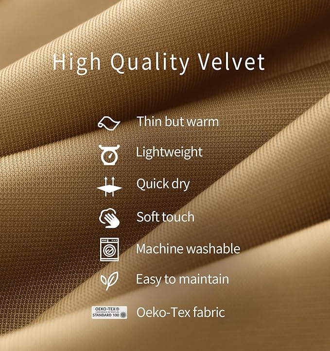 Litume Travel Blanket Lightweight and Breathable, 67 x 48 in Soft Airplane Flight Blanket for Travelers, Foldable Camping Sheet with Stuff Sack for Train, Camp, backapcking, office, home(Creamy Brown)