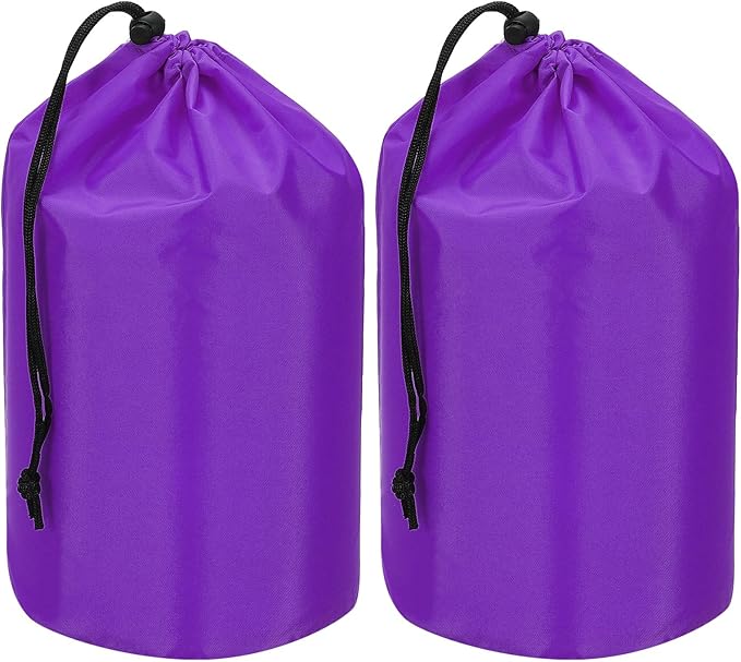 PATIKIL Stuff Sack, Waterproof Outdoor Storage Sack Portable Drawstring Dust Flap Bag Lightweight Sleeping Bag for Camping Hiking Travel