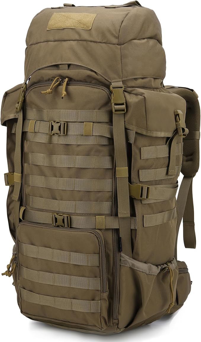 Mardingtop 70L Internal Frame Backpack for Hunting,Camping,Hiking Backpacking Backpack with Rain Cover