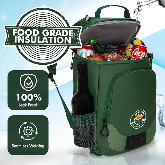 Backpack Cooler – Leakproof Cooler Bag – Waterproof Holds 24 Cans
