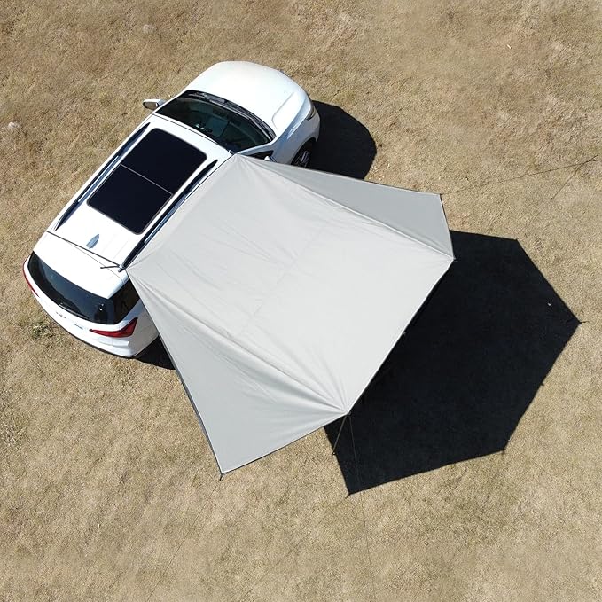 Car Awning Camping SUV Sun Shelter Waterproof Universal Tent Canopy Anti-UV for Van Campervan Caravan Truck Vehicle