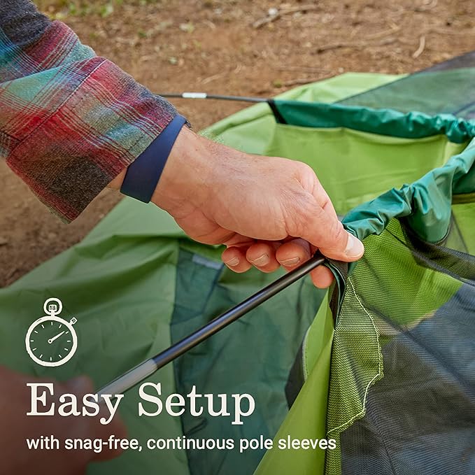 Coleman Sundome Camping Tent with Rainfly, 2/3/4/6 Person Tent Sets Up in 10 Mins, Weatherproof Shelter for Camping, Festivals, Backyard, Sleepovers, & More