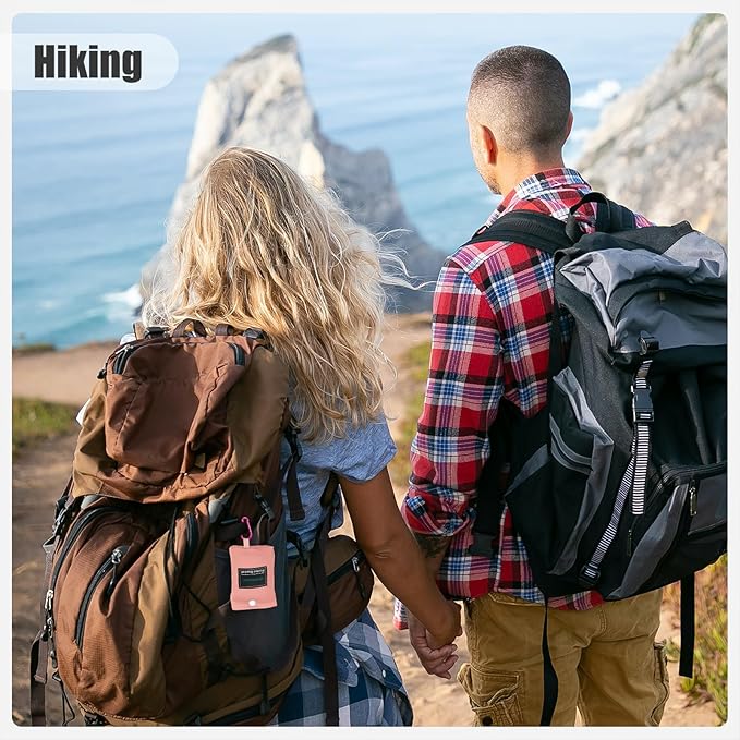 Odoland Beach Blanket Picnic Blanket, 43" x 63" SandProof Waterproof Outdoor Pocket Blanket with Portable Bag, Foldable Lightweight Sand Free Quick Drying Beach Mat for Hiking Camping Travel, Pink