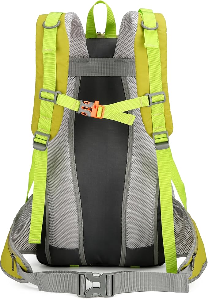 Hiking Backpack for Men and Women, Travel, Sport Outdoor, Lightweight Back Pack, Camping, Bag, waterproof, 40L.(Green)