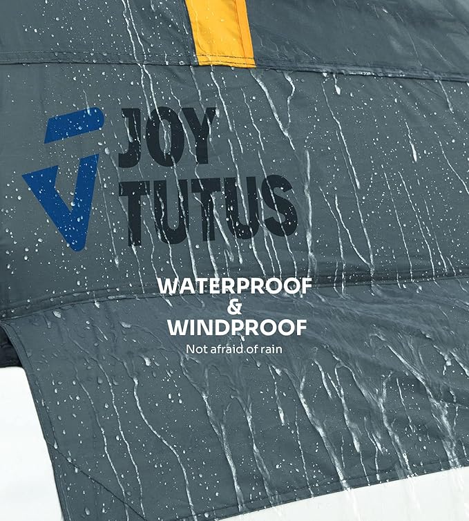 JoyTutus Pickup Truck Tent Orange+JOYTUTUS Truck Bed Air Mattress 5.5-5.8Ft