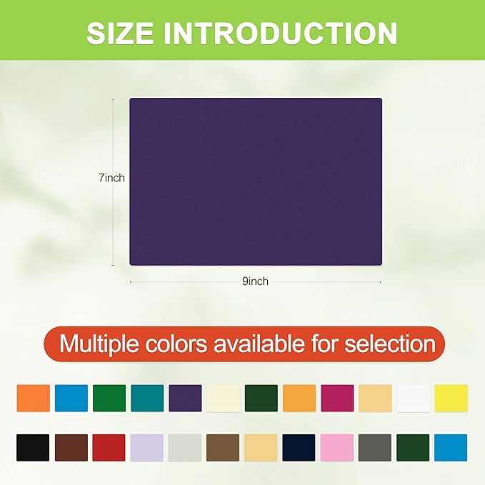 7x9in Nylon Repair Patch，Tent Repair Kit，Self Adhesive Waterproof Fabric Repair Tape for Tent, Umbrella, Sleeping Bag, Down Jackets,Knapsack.（Dark Purple,6ps）