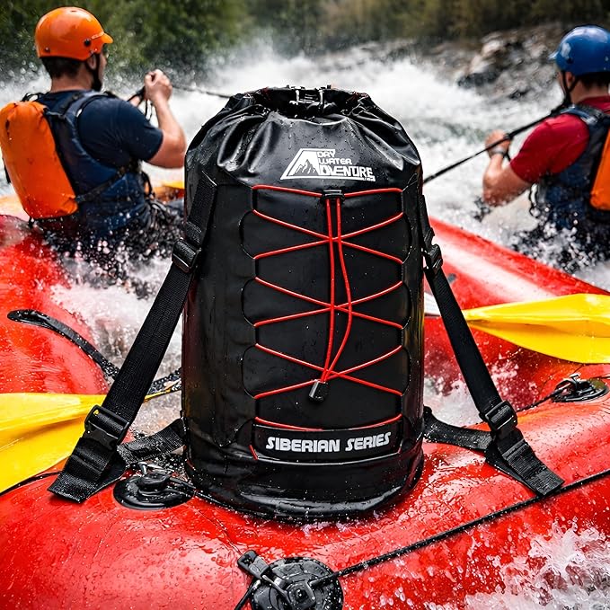 Marine Grade Waterproof Backpack Insulated Cooler Bag - Camping, Diving, Kayaking, Boating, Beach, Travel, Picnic, Food and Beverage, Siberian Series (20 Liter/5.3 Gallon)