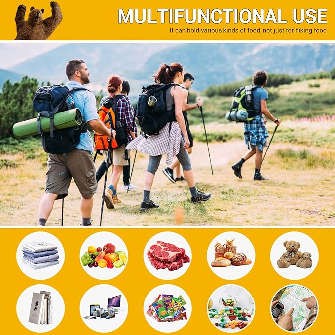 Reusable Sandwich Bags, Silicone Bags for Food Storage, Odor Proof Bags for Backpacking, Dishwasher Safe, for Marinate Meats, Cereal, Sandwich, Travel Items, Home Organization