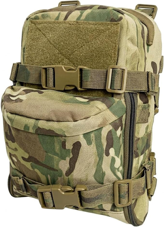 Tactical Hydration Backpack for 2L Hydration Bladder, Lightweight Hydration Backpack MOLLE Water Carrier for 2L Hydration Bladder Reservoir Pack for Hiking Biking Running Climbing