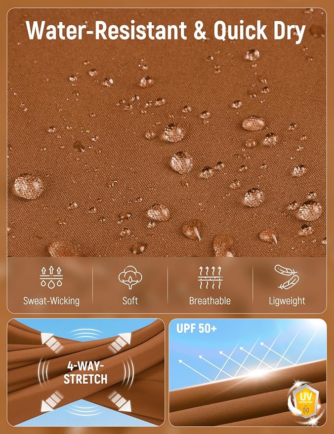 baleaf Women's Hiking Pants Quick Dry Lightweight Water Resistant Elastic Waist Cargo Pants for All Seasons